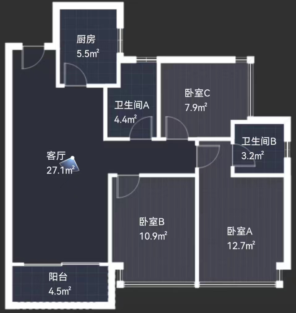 经世龙城  3室2厅1卫   58.80万