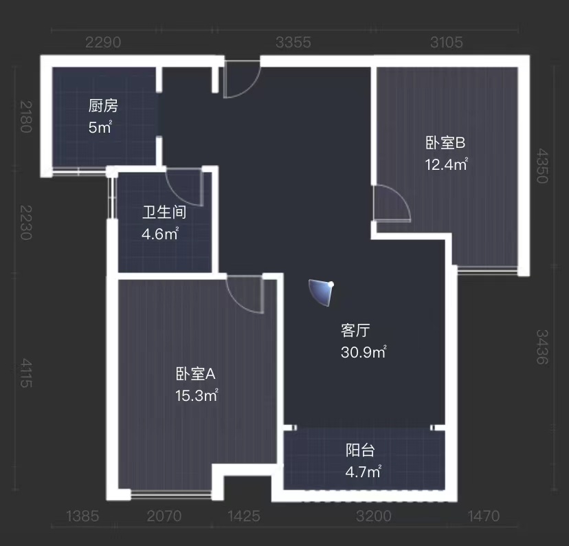 西郡佳园  2室2厅1卫   42.00万