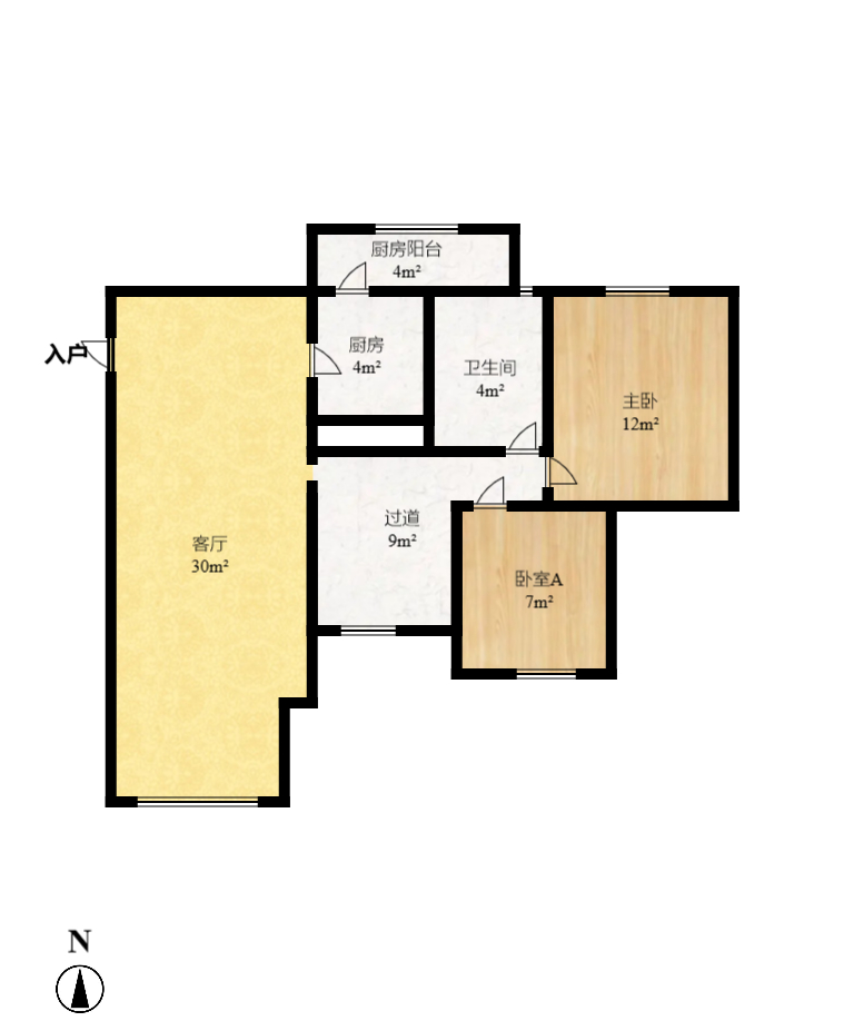 卓越蔚蓝海岸三期  3室2厅1卫    2400.0元/月 卓越蔚蓝海岸三期  3室2厅1卫    2400.0元/月户型图
