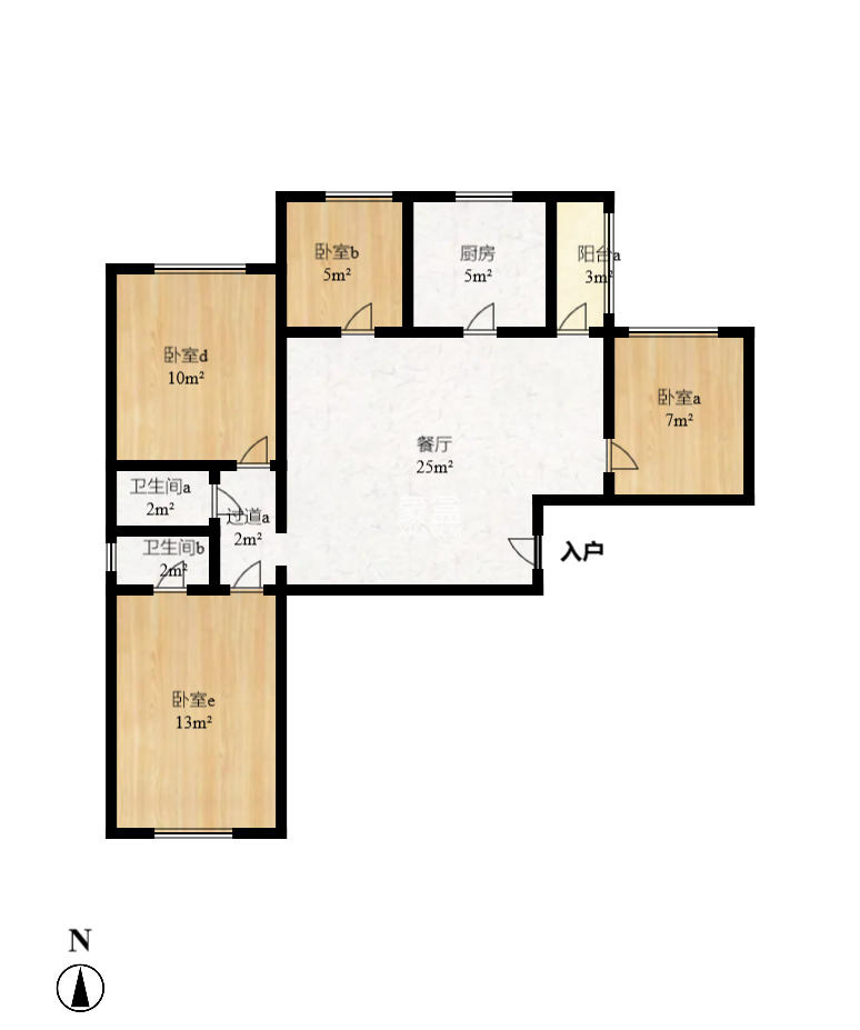欧莱雅郡  3室2厅1卫    2200.0元/月 欧莱雅郡  3室2厅1卫    2200.0元/月户型图