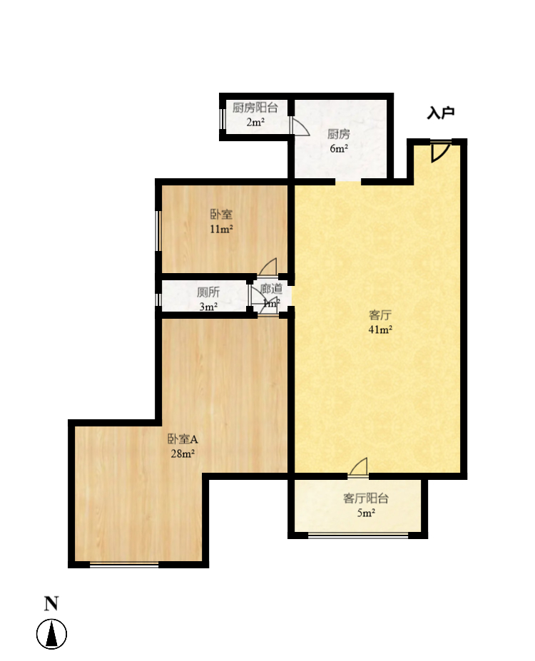 锑都家园 2室2厅1卫 1800.0元/月 锑都家园 2室2厅1卫 1800.0元/月户型图