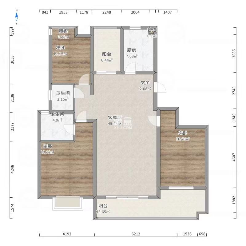 上善国际（翰林府）  4室2厅2卫    63.8万