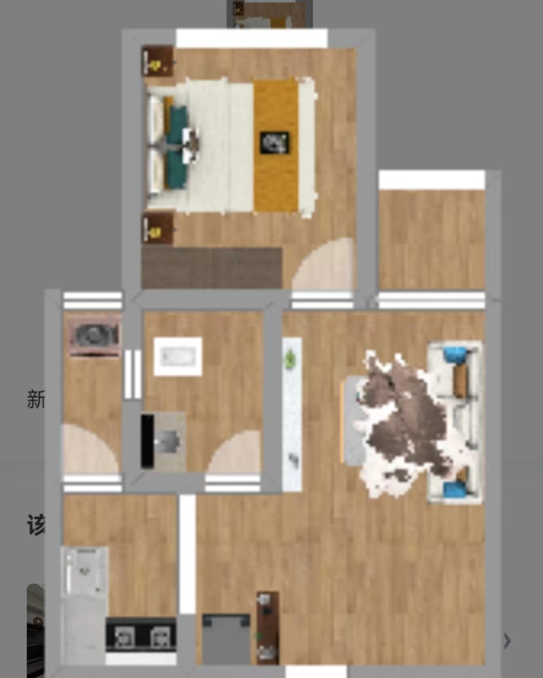 新桂公馆 1室1厅1卫 30.0万 新桂公馆 1室1厅1卫 30.0万室内图