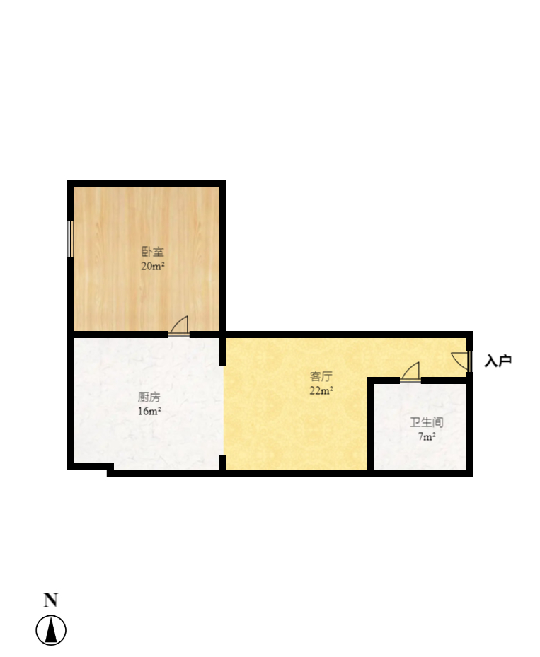 东怡外国(南湖一号) 1室1厅1卫 1900.0元/月 东怡外国(南湖一号) 1室1厅1卫 1900.0元/月户型图