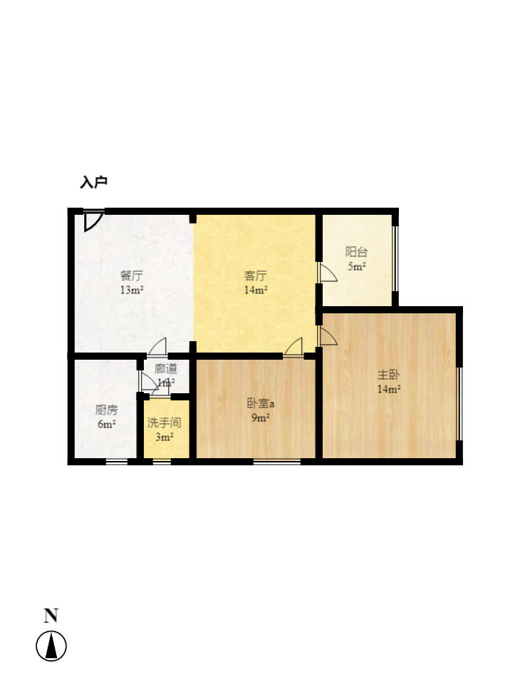麓谷星辰  3室2厅1卫    2500.0元/月 麓谷星辰  3室2厅1卫    2500.0元/月户型图