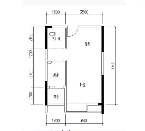 栗雨香堤 1室1厅1卫 35.0万 栗雨香堤 1室1厅1卫 35.0万室内图