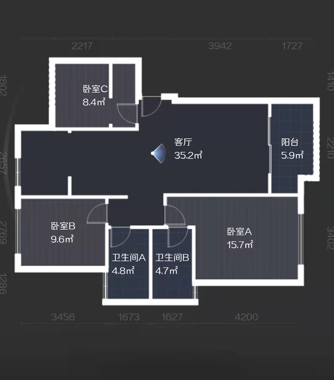 湘银星城  3室2厅2卫    55.0万 湘银星城  3室2厅2卫    55.0万