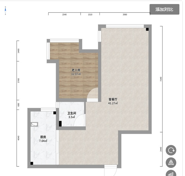 水岸春天 2室1厅1卫 30.8万 水岸春天 2室1厅1卫 30.8万室内图