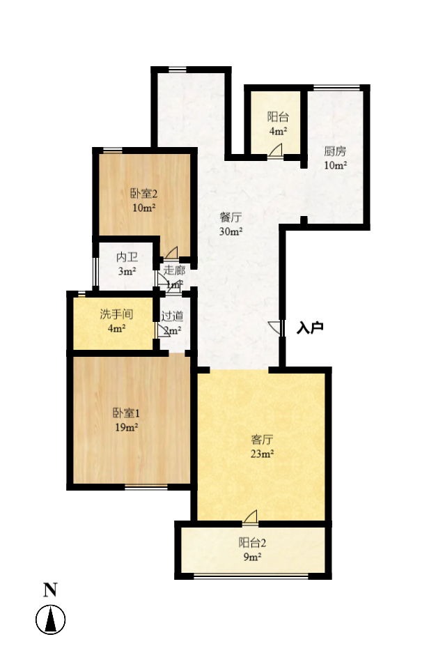 锦湘国际星城三期(锦绣苑) 3室2厅2卫 1600.0元/月 锦湘国际星城三期(锦绣苑) 3室2厅2卫 1600.0元/月户型图
