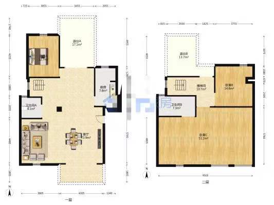 嘉盛华府 5室2厅3卫 90.0万 嘉盛华府 5室2厅3卫 90.0万室内图