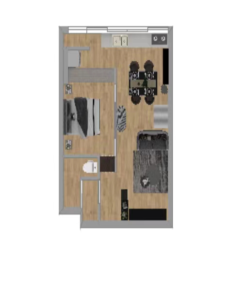 城市公园 1室1厅1卫 19.6万 城市公园 1室1厅1卫 19.6万室内图