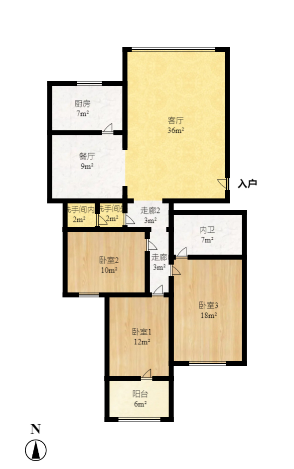 中江锦城  3室2厅1卫    3000.0元/月 中江锦城  3室2厅1卫    3000.0元/月户型图