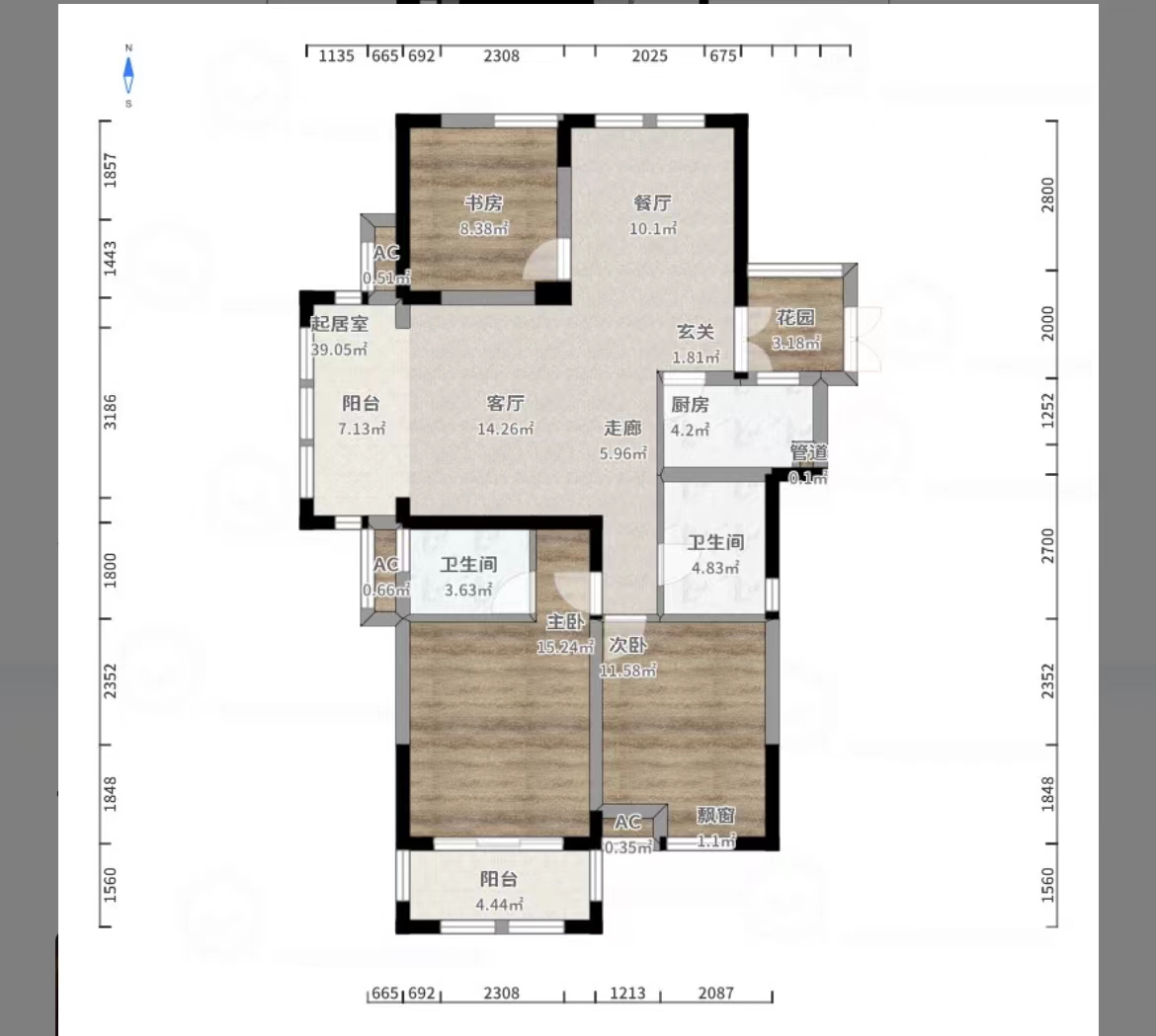泰山公馆 3室2厅1卫 70.0万 泰山公馆 3室2厅1卫 70.0万室内图