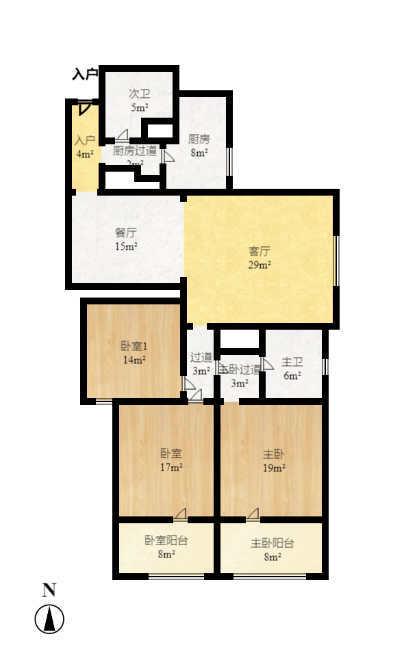 湖南宾馆  4室2厅2卫    4500.0元/月 湖南宾馆  4室2厅2卫    4500.0元/月户型图