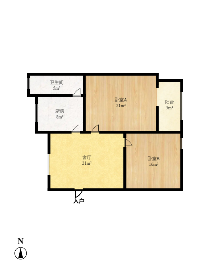 向东南社区 2室2厅1卫 1200.0元/月 向东南社区 2室2厅1卫 1200.0元/月户型图
