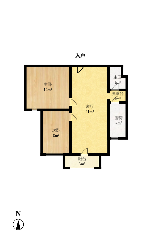 博林云栖 2室2厅1卫 2500.0元/月 博林云栖 2室2厅1卫 2500.0元/月户型图