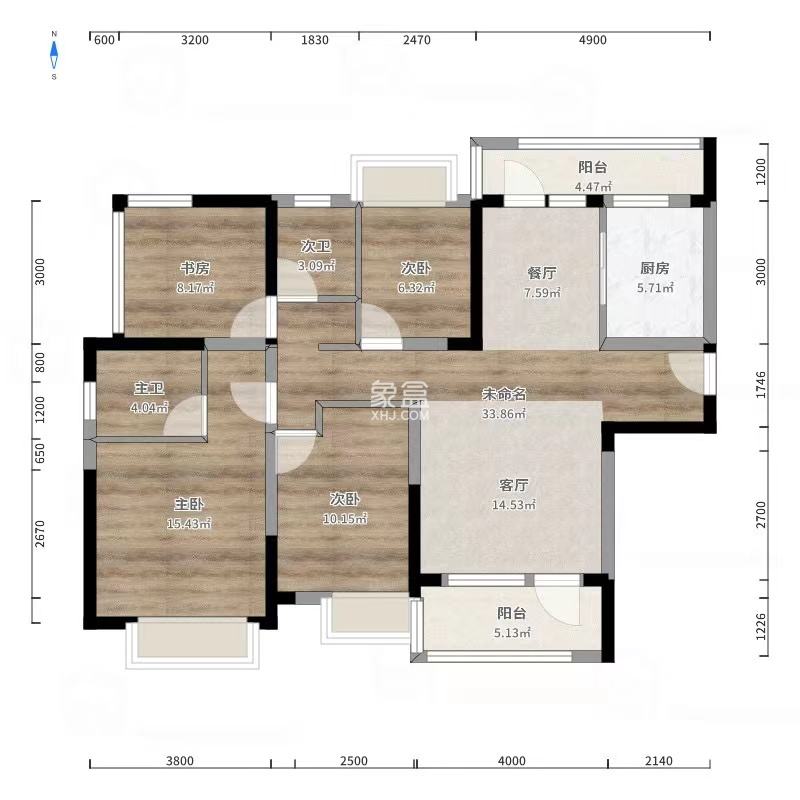 当代尚品苑  4室2厅2卫    83.0万