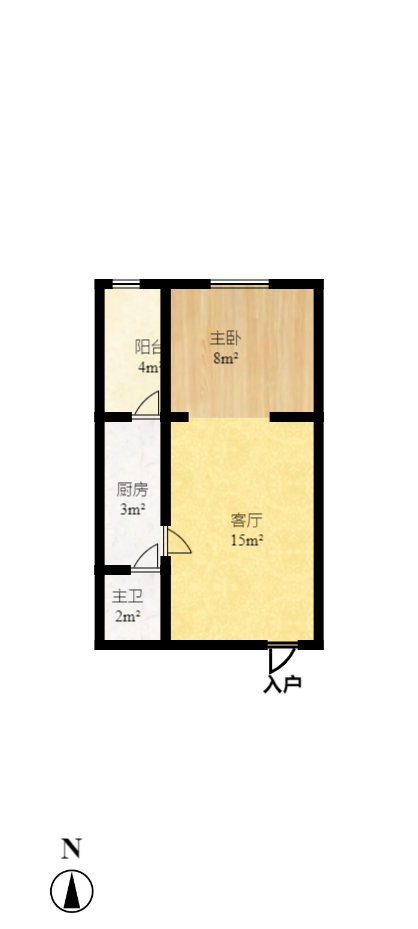 圆梦康乐城 1室1厅1卫 900.0元/月 圆梦康乐城 1室1厅1卫 900.0元/月户型图