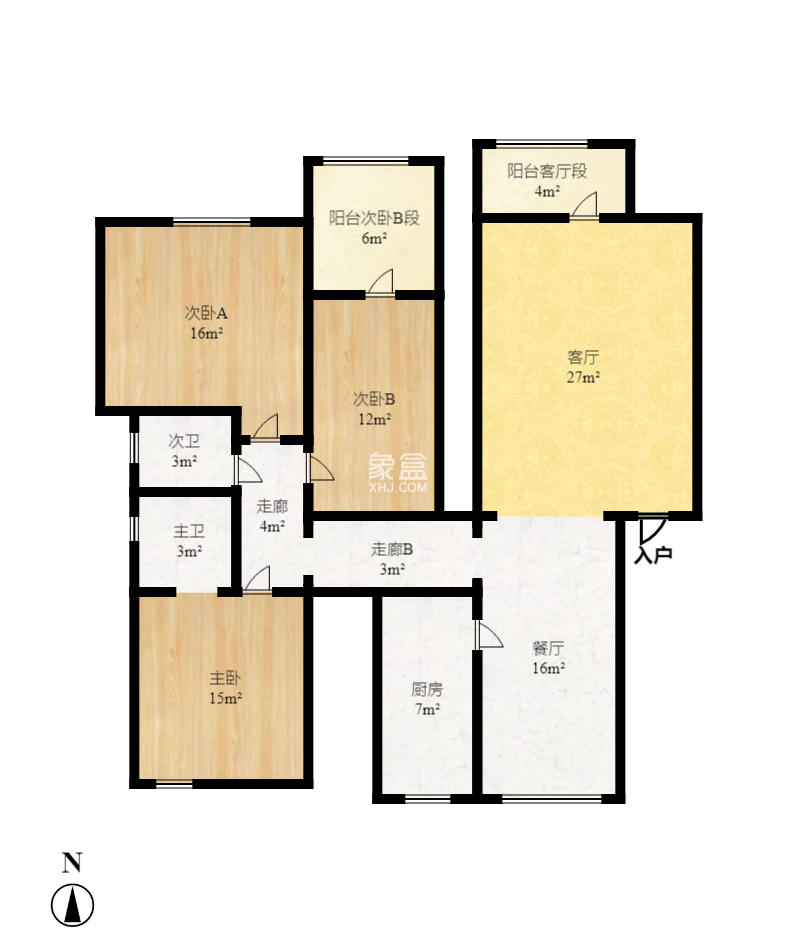 盛世康城  3室2厅1卫    1800.0元/月 盛世康城  3室2厅1卫    1800.0元/月户型图