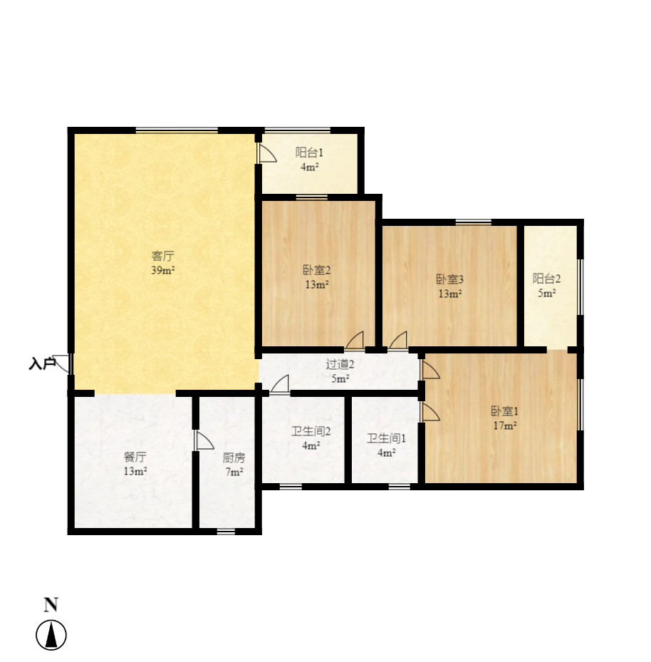 顺天黄金海岸  3室2厅2卫    3200.0元/月 顺天黄金海岸  3室2厅2卫    3200.0元/月户型图
