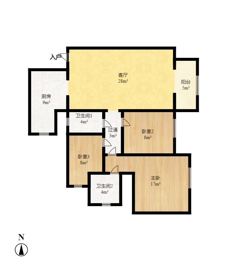 秀峰景园(领秀峰) 3室2厅2卫 2600.0元/月 秀峰景园(领秀峰) 3室2厅2卫 2600.0元/月户型图