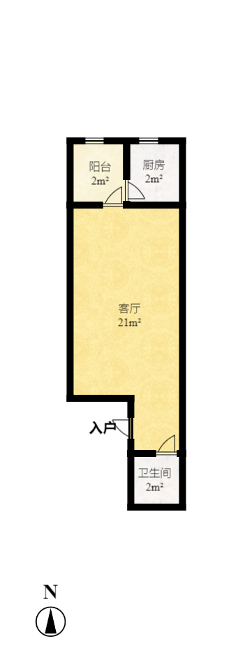 爵士湘 1室1厅1卫 1300.0元/月 爵士湘 1室1厅1卫 1300.0元/月户型图