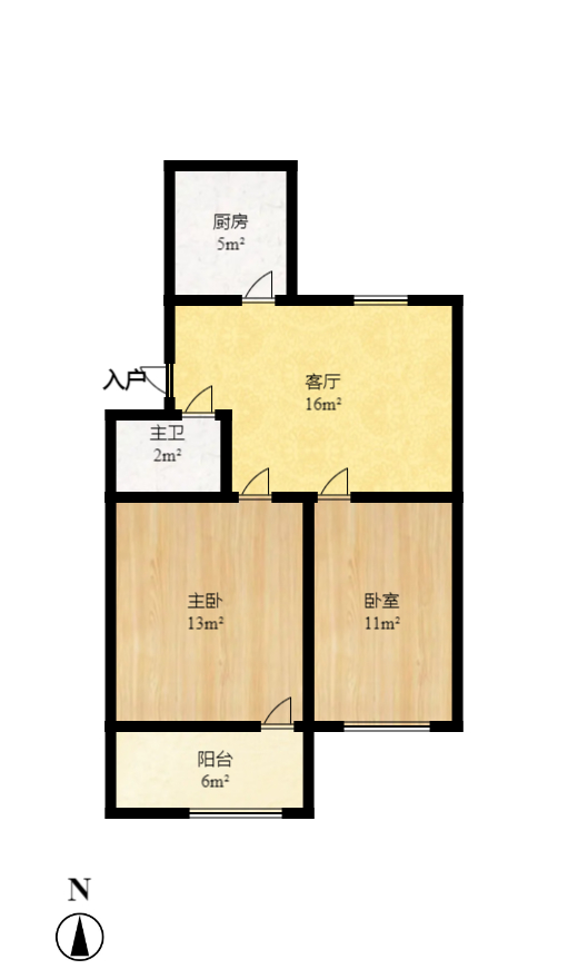 湖南省道路运输管理局 2室1厅1卫 1600.0元/月 湖南省道路运输管理局 2室1厅1卫 1600.0元/月户型图