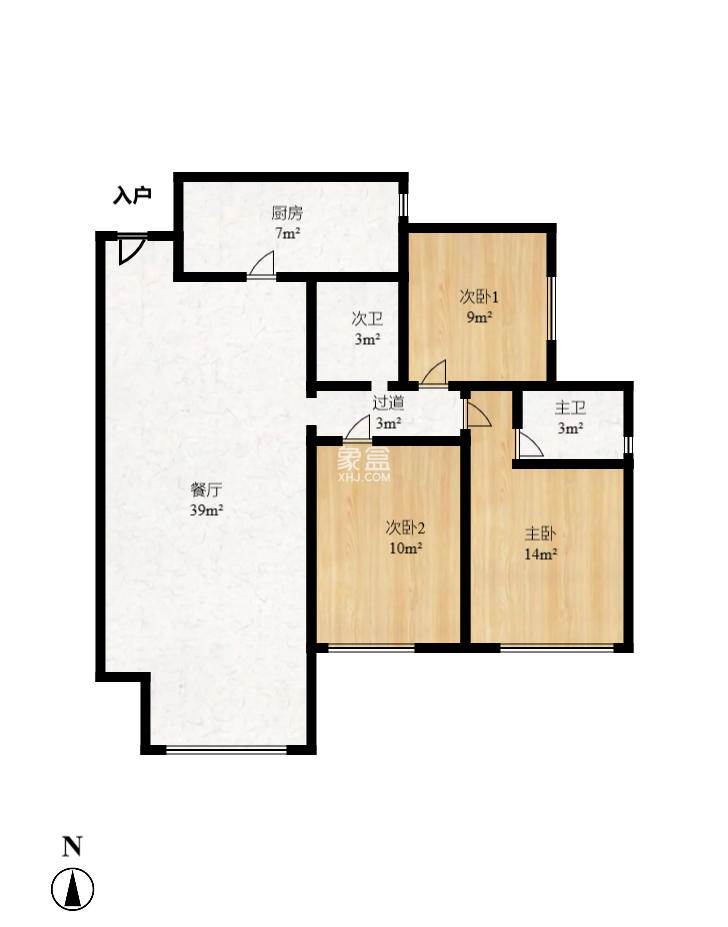 南山雍江汇(滨江国际新城) 3室2厅1卫 3100.0元/月 南山雍江汇(滨江国际新城) 3室2厅1卫 3100.0元/月户型图