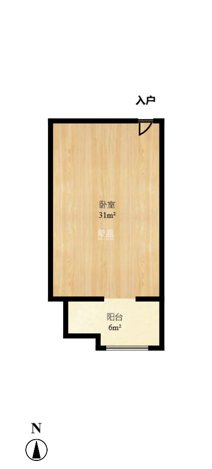 拿铁空间  1室1厅1卫   43.90万