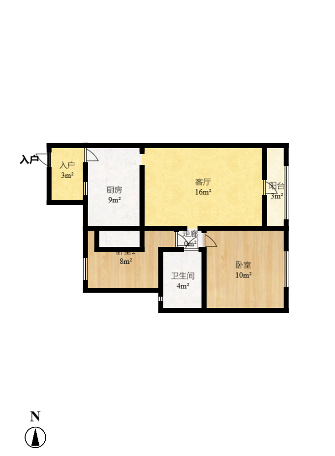 华天LOHO小镇  2室2厅1卫    36.7万 华天LOHO小镇  2室2厅1卫    36.7万户型图