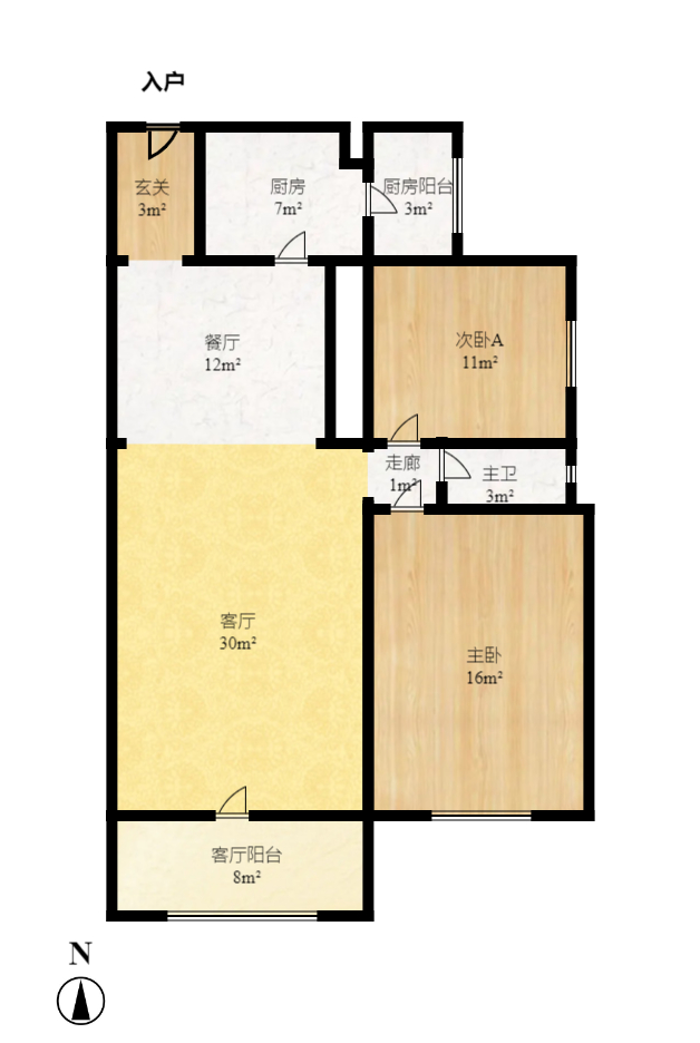 湘诚嘉园 2室2厅1卫 2400.0元/月 湘诚嘉园 2室2厅1卫 2400.0元/月户型图
