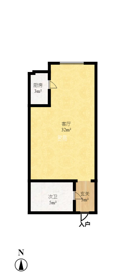 盛大泽西城（盛大.西城天下）  1室1厅1卫   32.80万