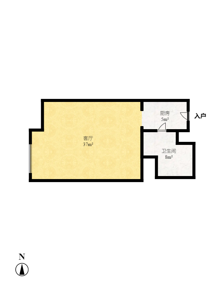 华远国际公寓  1室1厅1卫    3100.0元/月 华远国际公寓  1室1厅1卫    3100.0元/月户型图