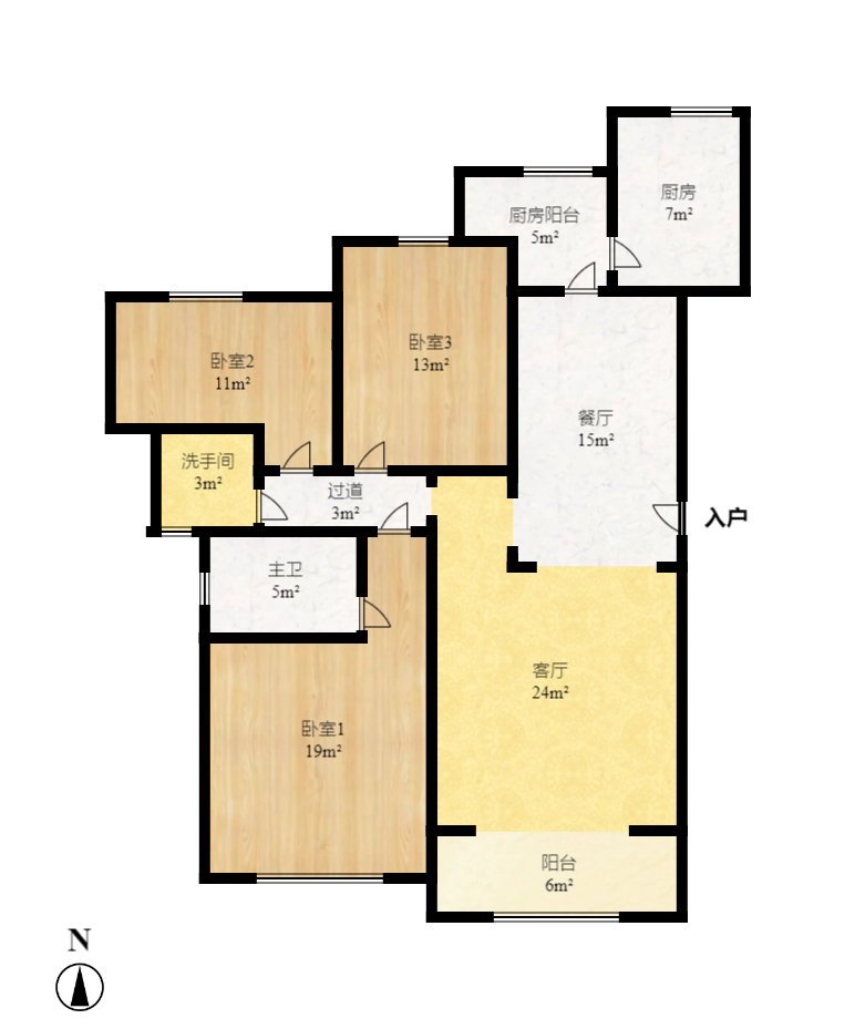 福乐康城  3室2厅1卫    2300.0元/月 福乐康城  3室2厅1卫    2300.0元/月户型图