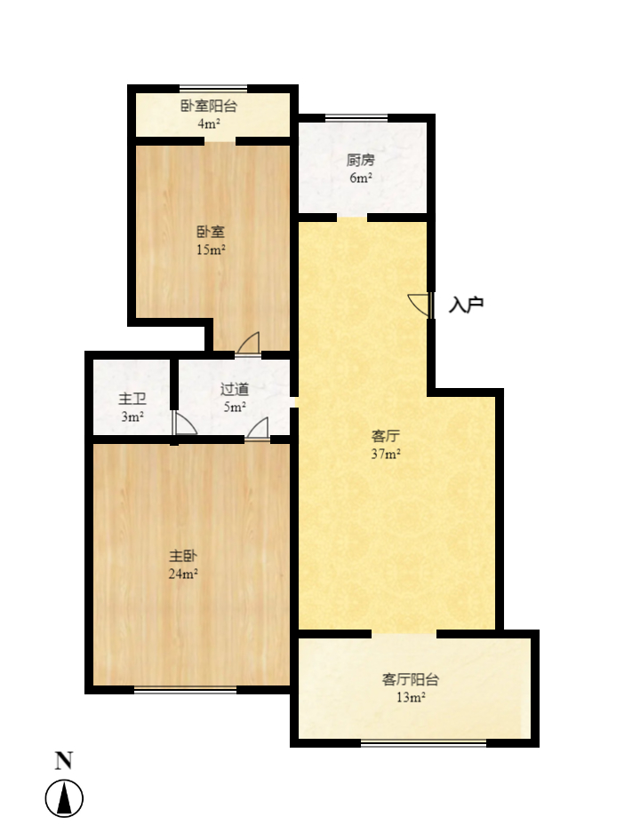 万丽景园 2室2厅1卫 1600.0元/月 万丽景园 2室2厅1卫 1600.0元/月户型图