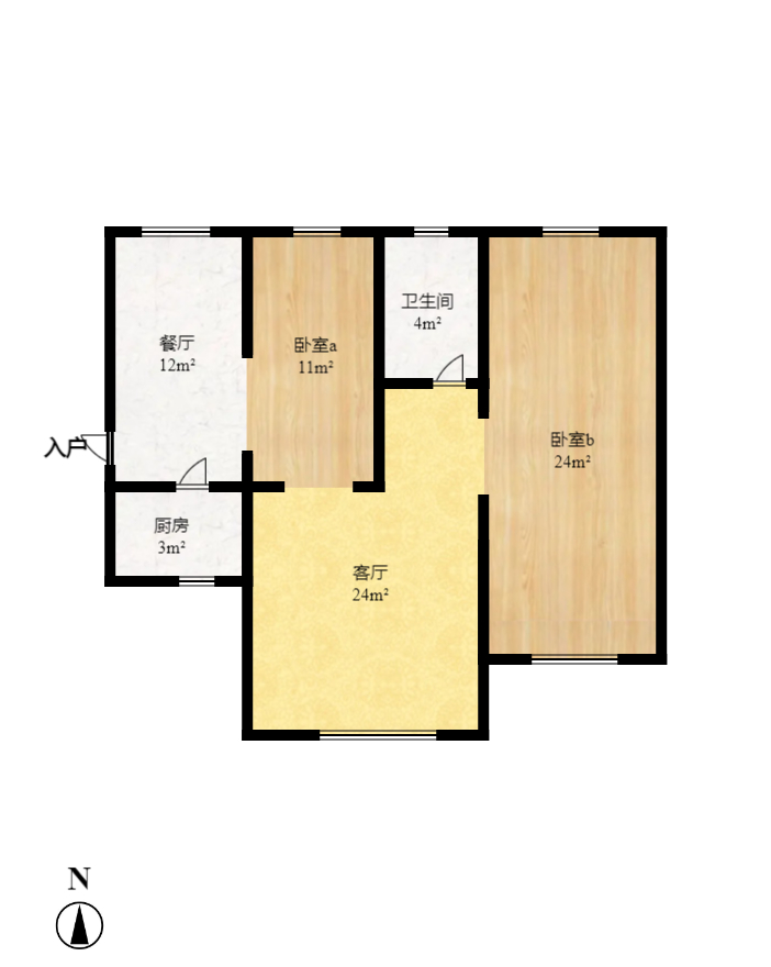 丽发新城 3室2厅2卫 72.0万 丽发新城 3室2厅2卫 72.0万户型图
