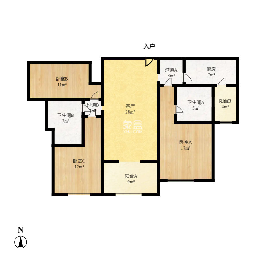 恒大雅苑   117.01㎡      7000.0元/月小区图