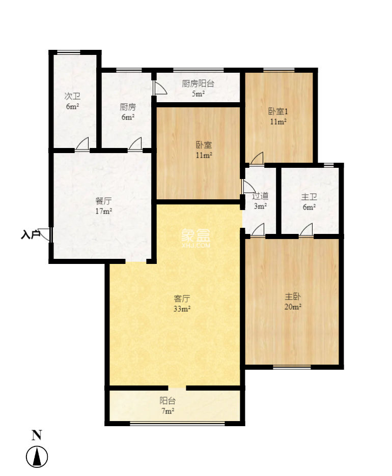 东门壹号家园  3室2厅2卫    125.0万