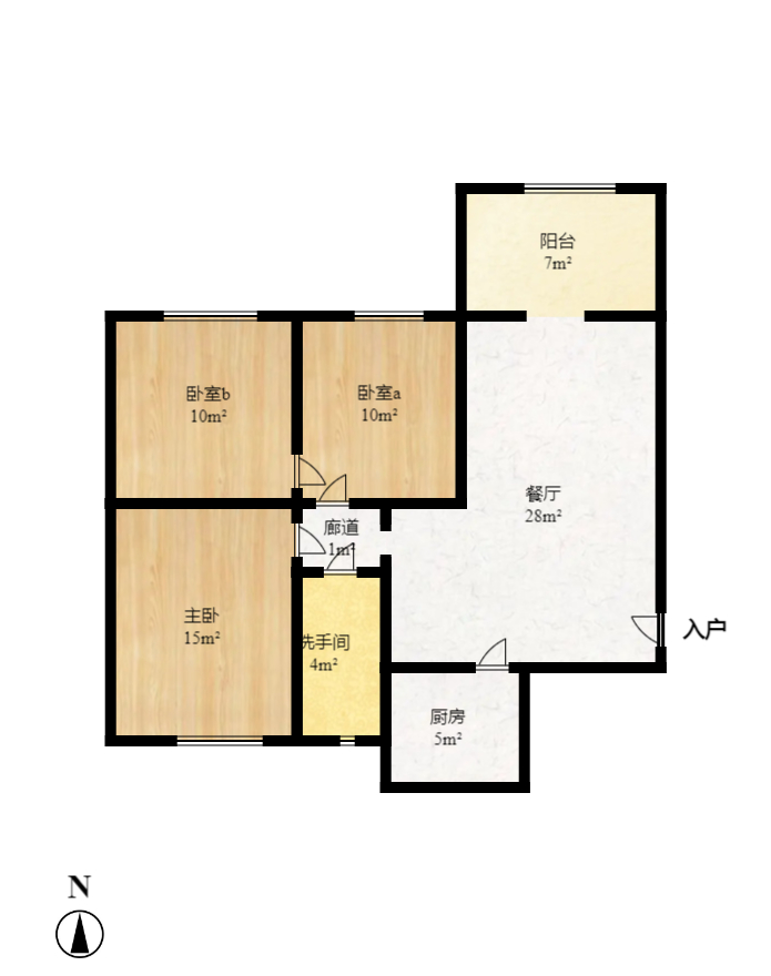 麓谷锦和园 3室2厅1卫 2000.0元/月 麓谷锦和园 3室2厅1卫 2000.0元/月户型图