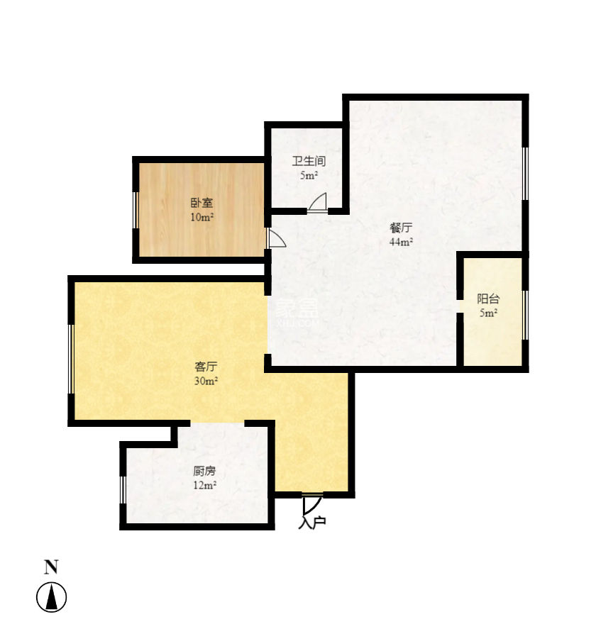 建發匯金國際 2室2廳1衛 109.00萬