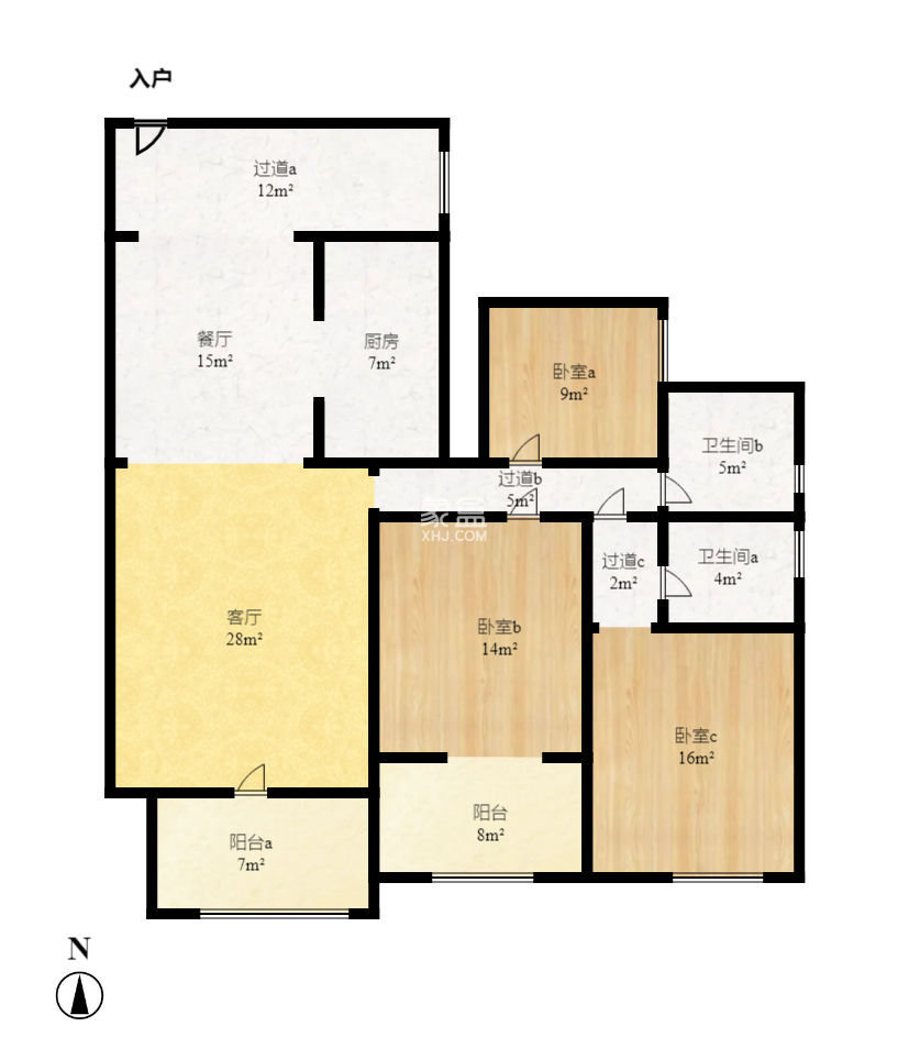 南郡明珠  3室2厅2卫    45.0万