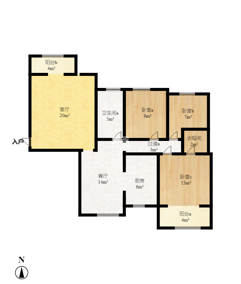 昆仑和府  3室2厅1卫    52.0万