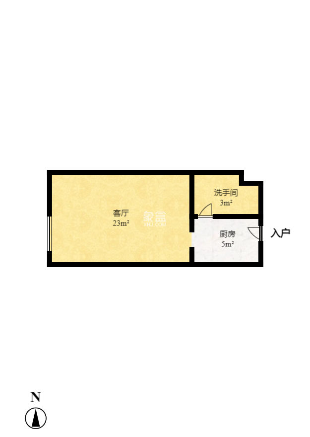明昇壹城（明昇时代广场）三期 1室1厅 48.99万