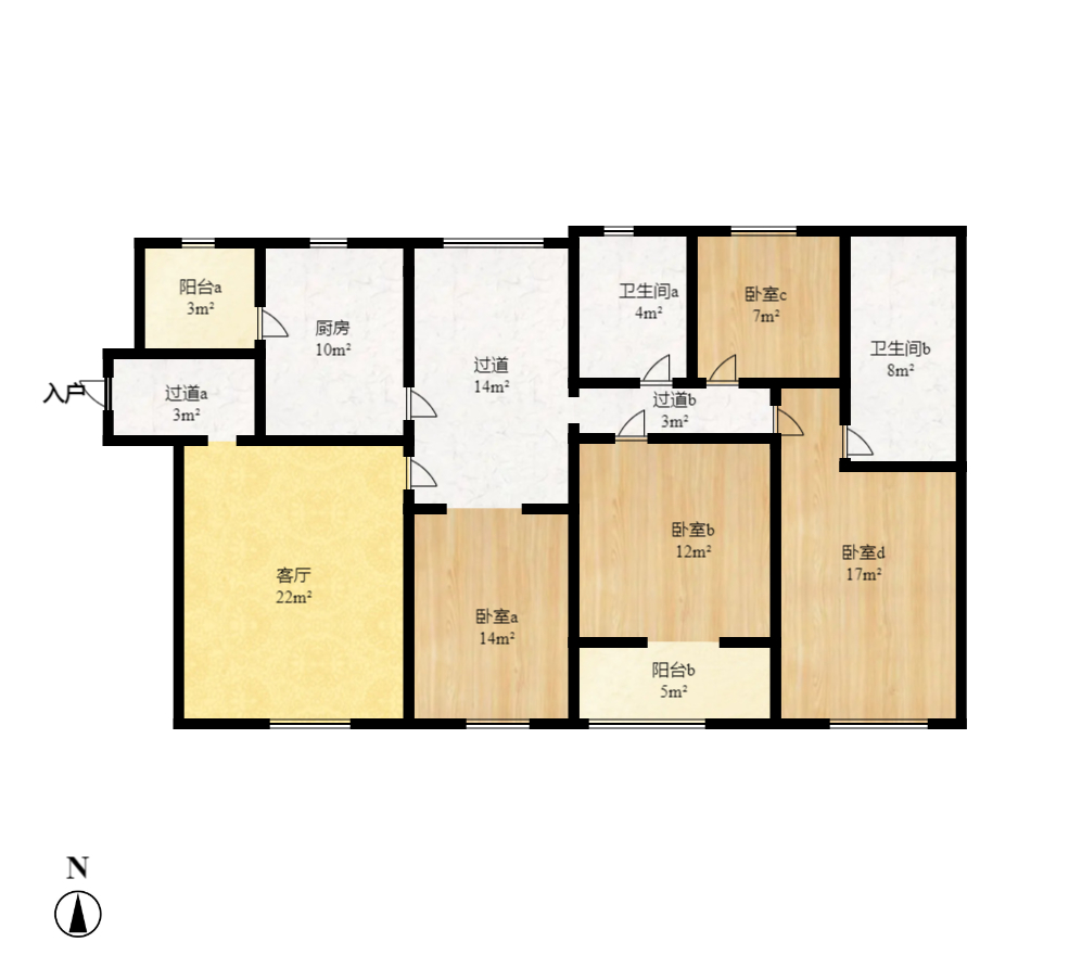 嘉华城(一期) 3室2厅1卫 2500.0元/月 嘉华城(一期) 3室2厅1卫 2500.0元/月户型图