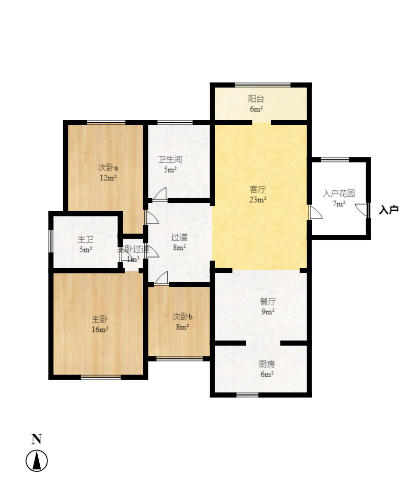 长燃新奥佳园  3室2厅1卫    2200.0元/月 长燃新奥佳园  3室2厅1卫    2200.0元/月户型图