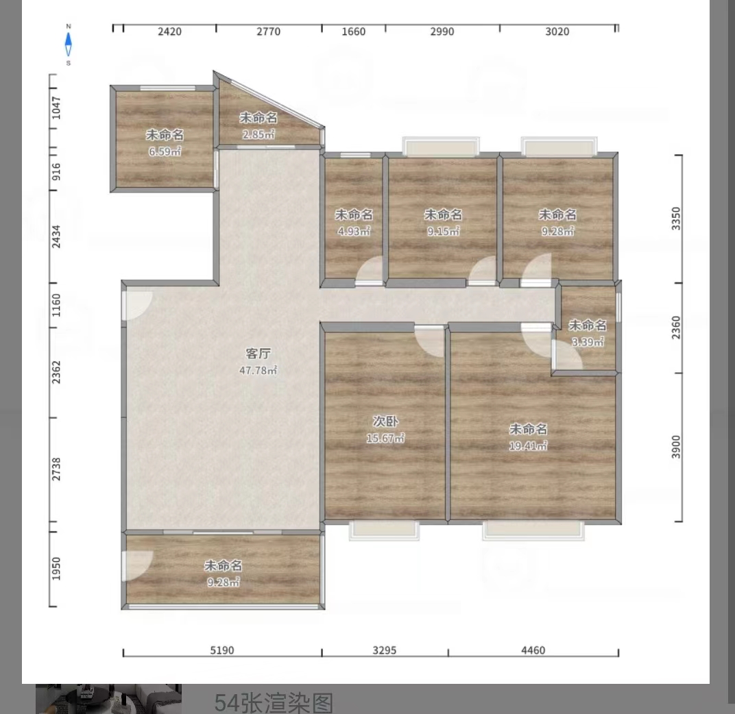 地税新村 4室2厅2卫 98.0万 地税新村 4室2厅2卫 98.0万室内图