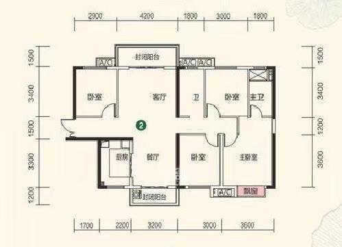 中建江湾壹号  4室2厅2卫   93.00万