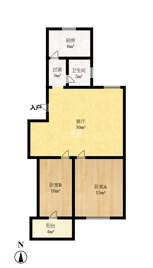 金帆小区   72.96㎡     3600.00元/月小区图