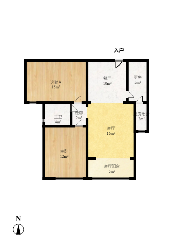 中信文化广场(中信新城二期) 1室2厅1卫 1700.0元/月 中信文化广场(中信新城二期) 1室2厅1卫 1700.0元/月户型图