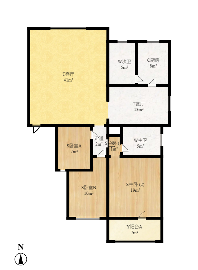新星小区  3室2厅2卫    70.0万 新星小区  3室2厅2卫    70.0万户型图